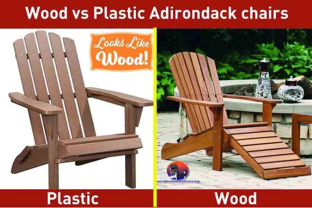 Wood vs Plastic Adirondack chairs- Which One is the Best? - Adirondack